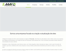 Tablet Screenshot of mapsd.com.br
